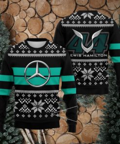 Mercedes Mpr X Lh Christmas Santa Hat AOP Print 3D Ugly Sweater