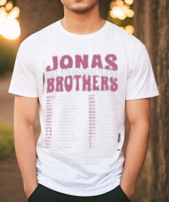 Merch Double Sided Jonas Brothers Tour Shirt Concert 2023 Retro Unisex Gift Jonas Brothers Cassette Shirt