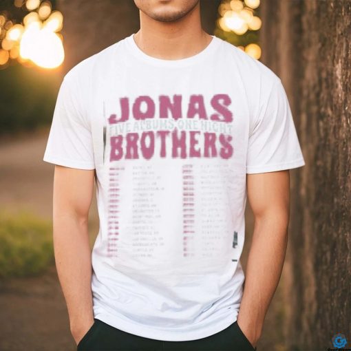 Merch Double Sided Jonas Brothers Tour Shirt Concert 2023 Retro Unisex Gift Jonas Brothers Cassette Shirt