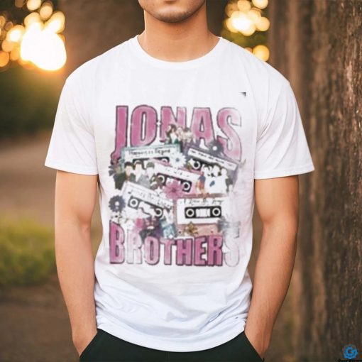 Merch Double Sided Jonas Brothers Tour Shirt Concert 2023 Retro Unisex Gift Jonas Brothers Cassette Shirts