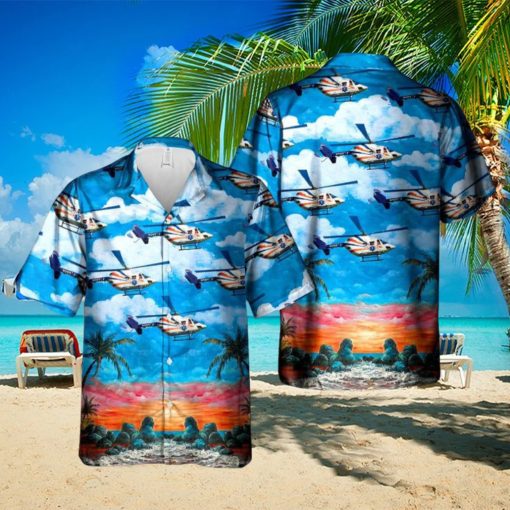 Mercy Flight Eurocopter Kawasaki BK 117A 4 Hawaiian Shirt Men And Women Gift Floral Beach