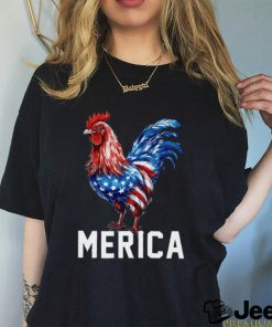 Merica Chicken USA Flag Independence Day Chicken Classic T Shirt