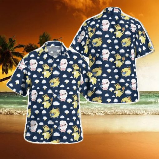 Meripu Pokemon Tropical Hawaiian Shirt