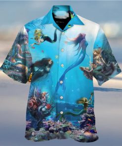 Mermaid Ocean Life Hawaiian Shirt