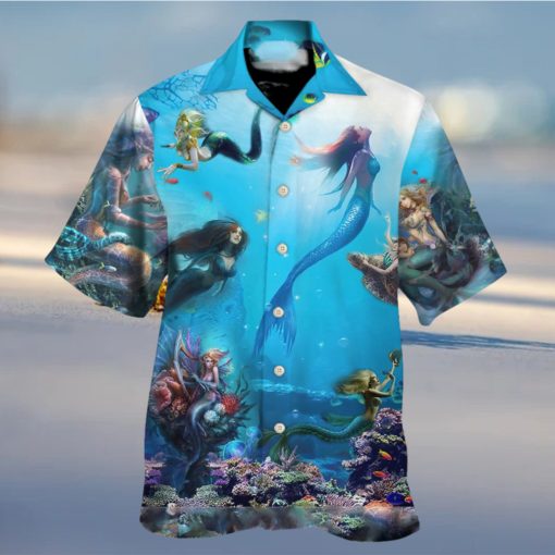 Mermaid Ocean Life Hawaiian Shirt