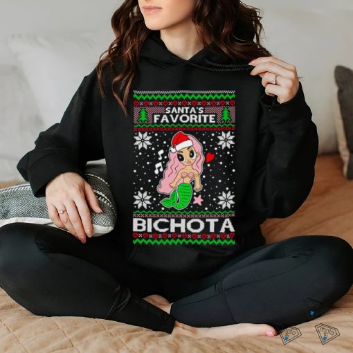 Mermaid Santa’s favorite bichota Ugly Christmas shirt