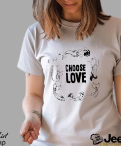 Mermaid choose love Amybeth choose love art shirt