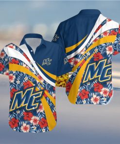 Merrimack Warriors 3D Hawaiian Shirt Hibiscus Sport Style NCAA Men And Women Gift For Fans