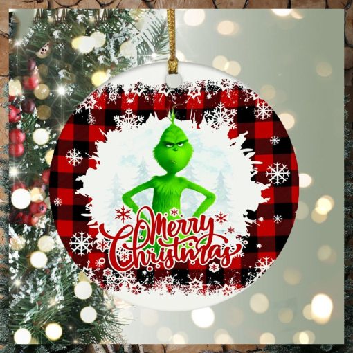 Merry Christmas 2023 Grinch Ornaments