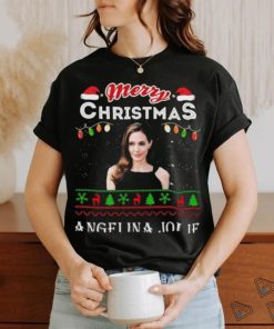 Merry Christmas Angelina Jolie Christmas Shirt