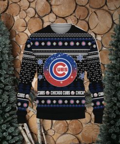 Merry Christmas Baseball American Chicago Cubs Unisex 3D Ugly Christmas Sweater Christmas Gift Ideas