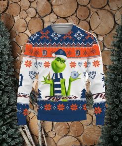 Merry Christmas Baseball American Grinch Cute Oakland Athletics 3D Sweater