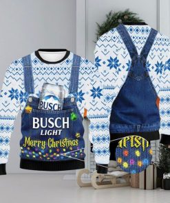 Merry Christmas Busch Light Sweater, Christmas Gift Apparel, Merry Ugly Christmas Sweater