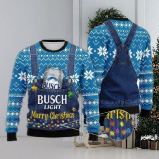 Merry Christmas Busch Light Ugly Sweater