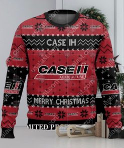 Merry Christmas Case IH Tractor Ugly Christmas Sweater