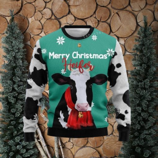 Merry Christmas Cow Ugly Sweater Christmas Party