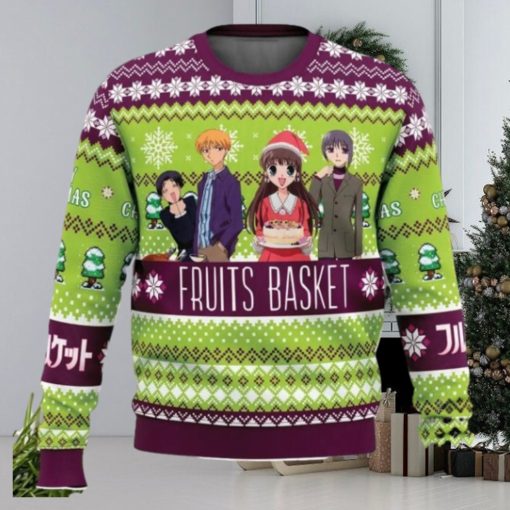 Merry Christmas Fruits Basket Funny Ugly Christmas Sweater Christmas Gift For Family