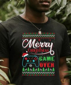 Merry Christmas Game Over Ugly Christmas Shirt