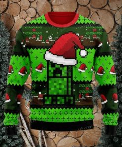 Merry Christmas Gearhomies Minecraft Ugly Sweater For Woman