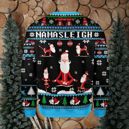Merry Christmas Gearhomies Namasleigh Santa Ugly Christmas Sweater