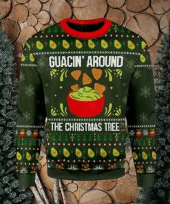 Merry Christmas Guacin Around The Christmas Tree Ugly Christmas Sweater
