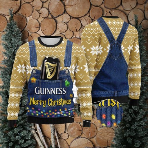 Merry Christmas Guinness Christmas Ugly Christmas Holiday Sweater