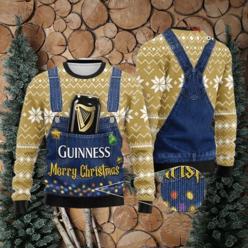 Merry Christmas Guinness Ugly Sweater Christmas Party