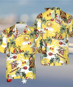 Merry Christmas Hawaiian Shirt Summer Button Up Shirts Mens Gifts For Dude