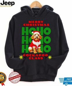 Merry Christmas Ho Ho Ho Cockapoo Claus shirt