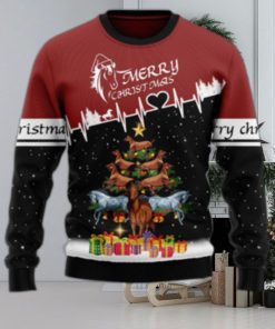 Merry Christmas Horse Tree Ugly Sweater