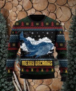 Merry Christmas Orcas Killer Whale Ugly Christmas Sweater