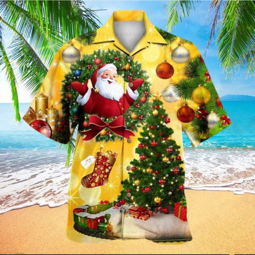Merry Christmas Santa Claus Hawaiian Shirt