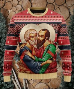 Merry Christmas St. Apostles Peter And Paul Ugly Sweater Christmas Party