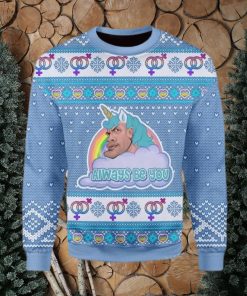 Merry Christmas The Rock Dwayne Johnson Always Be You For Men Ugly Sweater