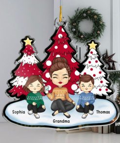 Merry Christmas To My Sweet Little Elf Family Personalized Custom Ornament