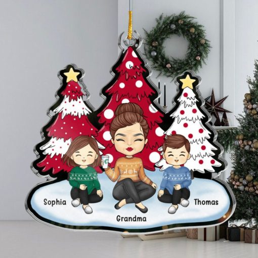 Merry Christmas To My Sweet Little Elf   Family Personalized Custom Ornament