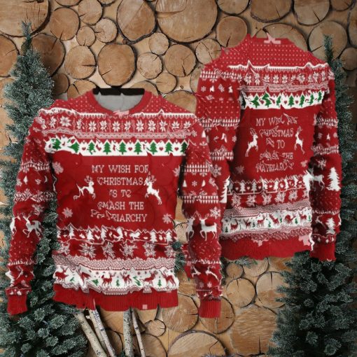 Merry Christmas Ugly Christmas Sweater Crochet New Gift For Men And Women Family Holidays
