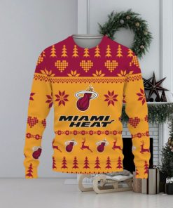 Merry Christmas Ugly Sweater Funny Miami Heat Hot Trend For Fans Club