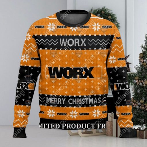 Merry Christmas Worx Power Tools Ugly Christmas Sweater