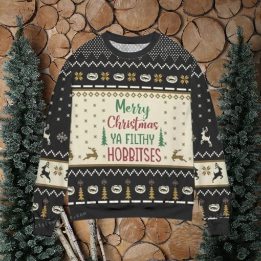 Merry Christmas You Filthy Hobbitses Christmas Ugly Sweater Party