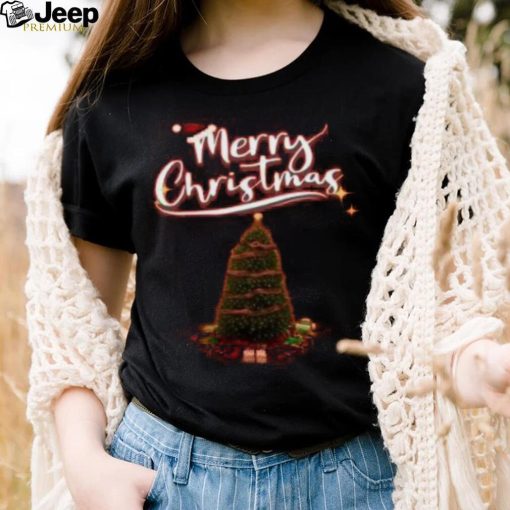 Merry Christmas and Xmas tree Christmas T Shirt