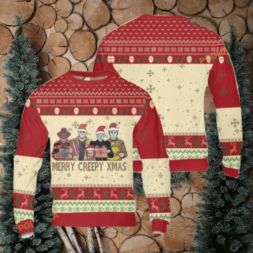 Merry Creepy Xmas Cute Ugly Christmas Sweater