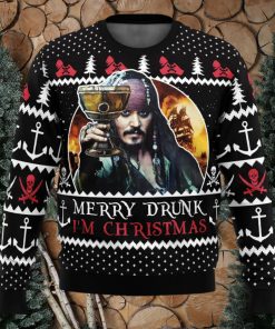 Merry Drunk I’m Christmas Pirates of the Caribbean Ugly Christmas Sweater