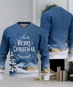 Merry Everyone Ugly Christmas Sweater Knitted Gift For Men And Women