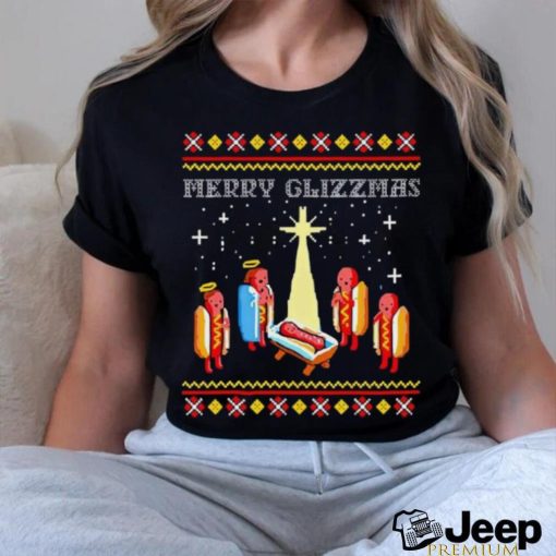 Merry Glizzmas Tacky ugly Christmas shirt