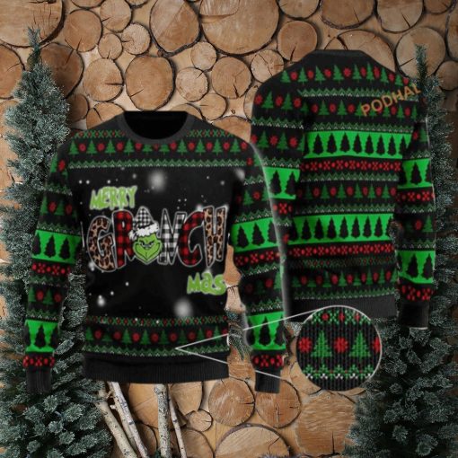 Merry Grinch Mas Xmas Party 3D Cute Ugly Christmas Sweater