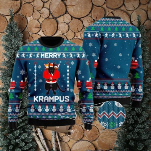 Merry Krampus Ugly Christmas Sweater Impressive Gift For Men And Women