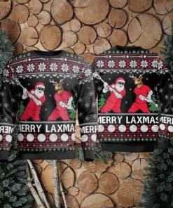 Merry LaXmas for Christmas Santa Cute Ugly Christmas Sweater