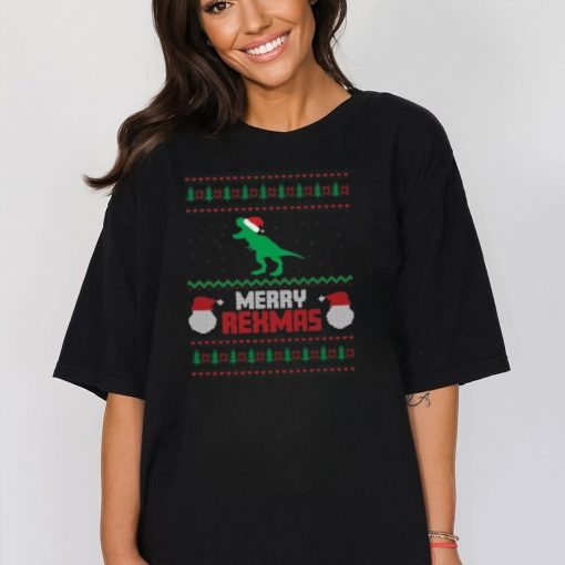 Merry Rexmas ugly Christmas shirt