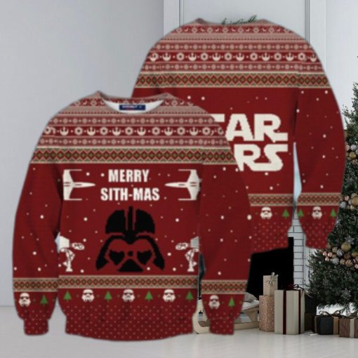 Merry SithMas Knitted Sweater Xmas Christmas Gift Vacation Ugly Christmas Shirt